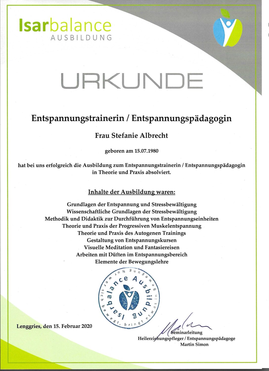 Urkunde_Entspannungspädagogik