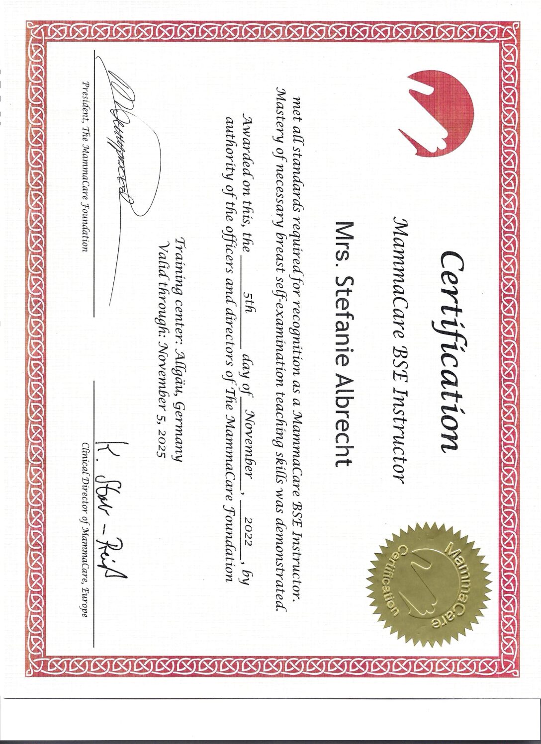 Zertifikat_MammaCare